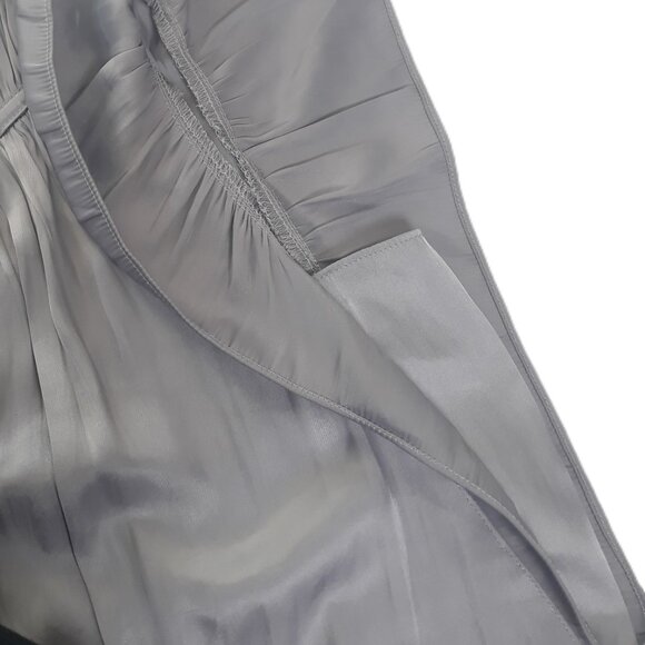 Joie Gray PIntucked Flutter Sleeve Top S Feminine Romantic Office - Picture 4 of 10